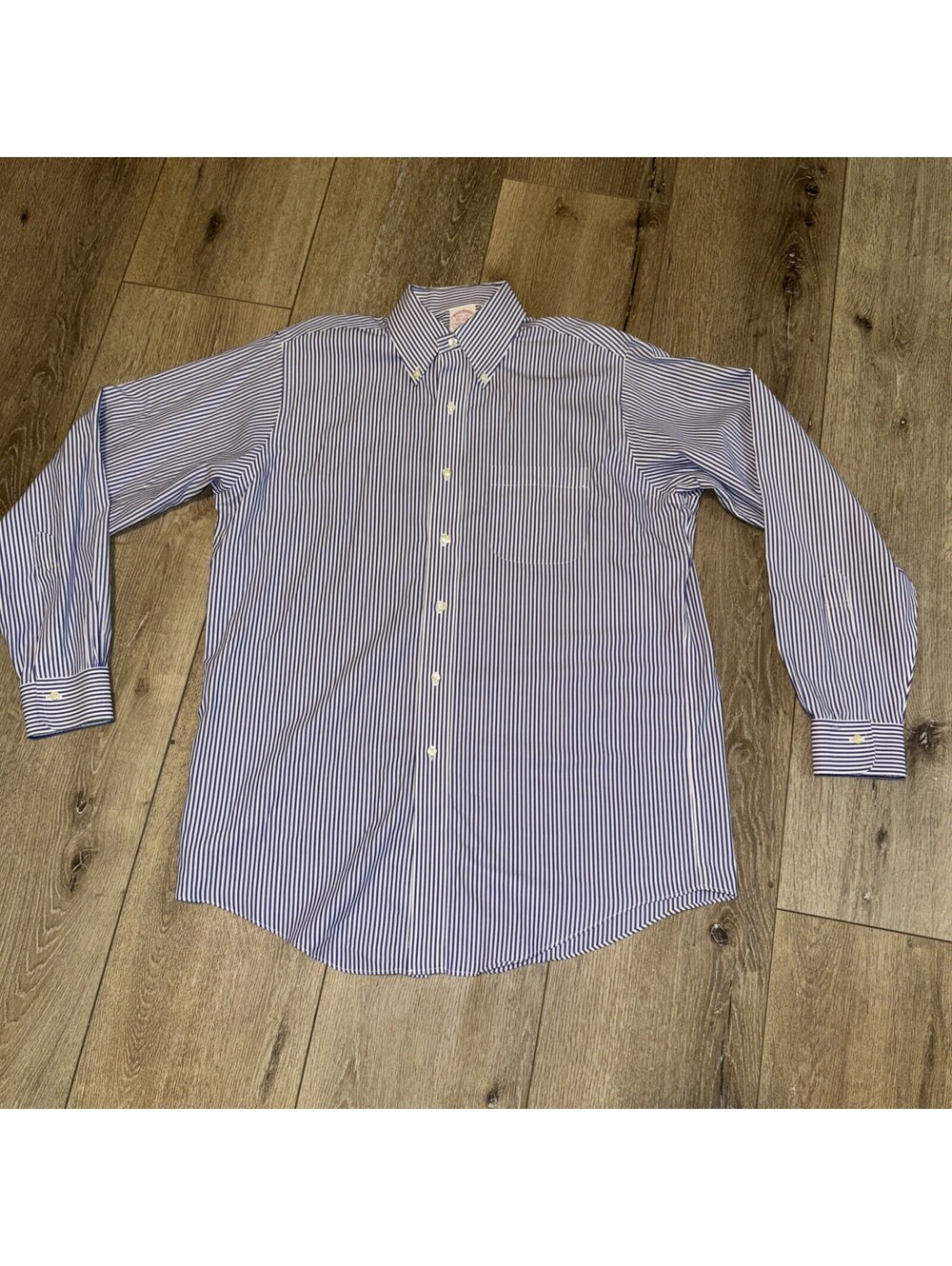 Men’s Brooks Brothers Button Up Dress Shirt Size Xl Stripe